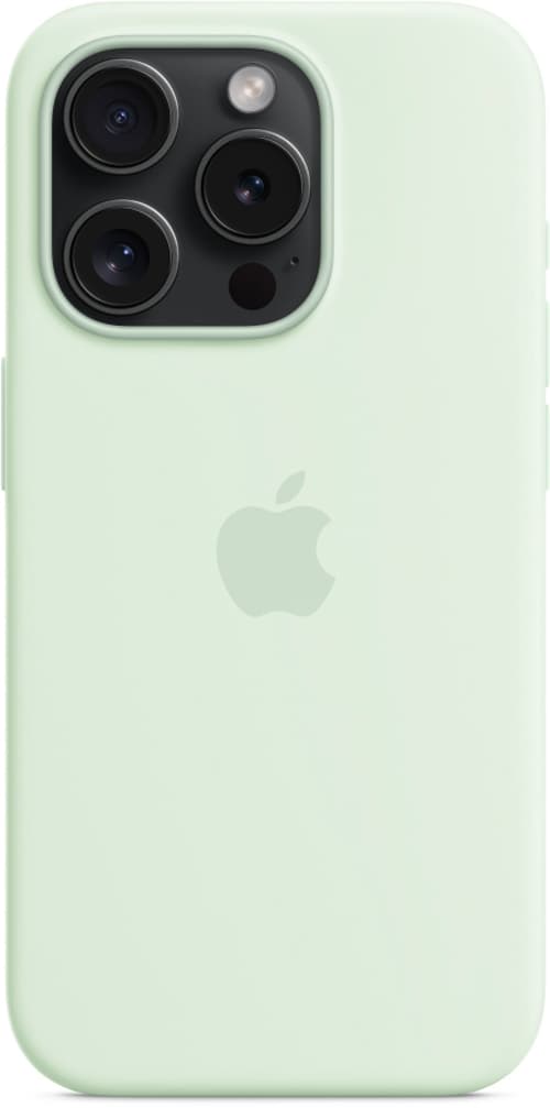 Apple Silikonskal Med Magsafe Iphone 15 Pro Max Mint