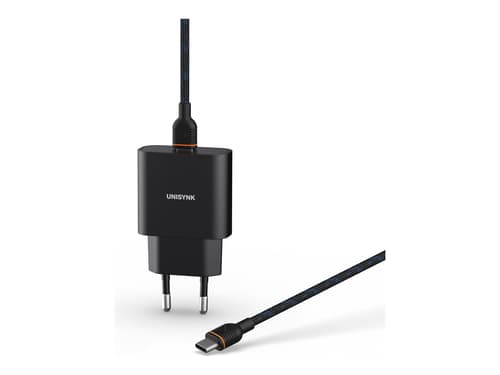 Unisynk 20w Pd Slim Wall Charger Usb-c Cable