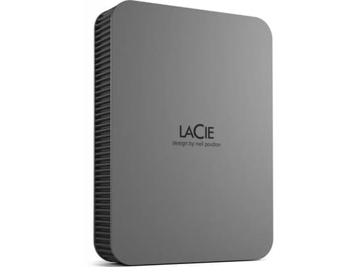Lacie Mobile Drive Secure 5,000gb Grå