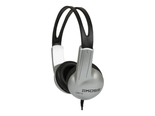Koss Ur10 On-ear Gray/black Silver Svart