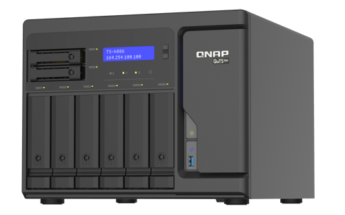 Qnap Ts-h886-d1602-8g 8-bay Desktop Nas 0tb Nas-server