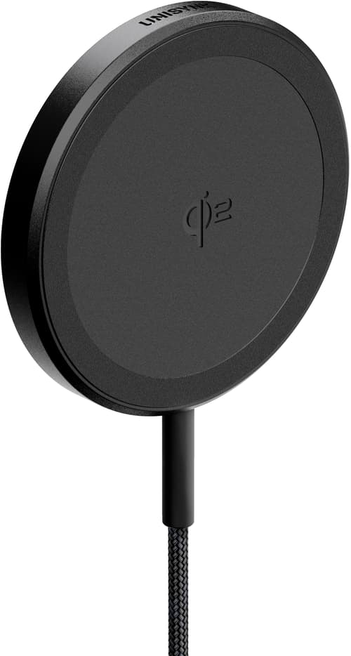 Unisynk Magnetisk Trådlös Laddare Qi2 15w Svart 2m