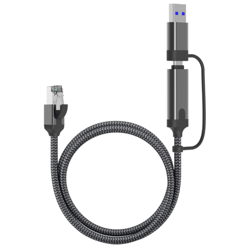 Direktronik Kabel Usb-c/usb-a – Gigabit Lan Rj-45 0.5m