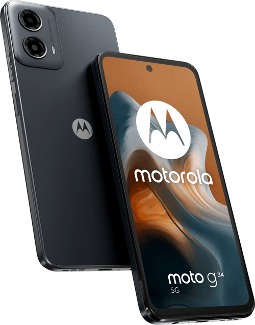 Motorola Moto G34 128gb Dual-sim Kolsvart