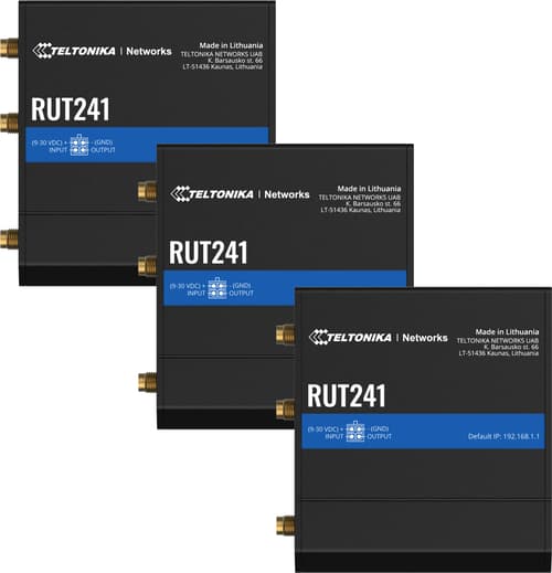 Teltonika Rut241 Industrial Lte Wireless Router 3-pack