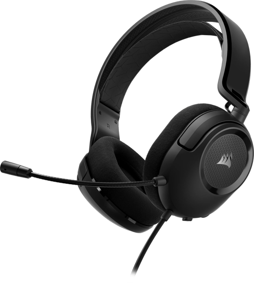 Corsair Hs35 V2 Mp Gaming Headset Headset 3,5 Mm Jackstik Stereo Sort