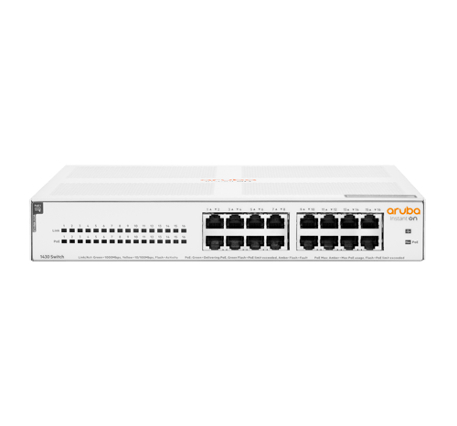 Hpe Networking Instant On 1430 16xge Class4 Poe 124w Switch