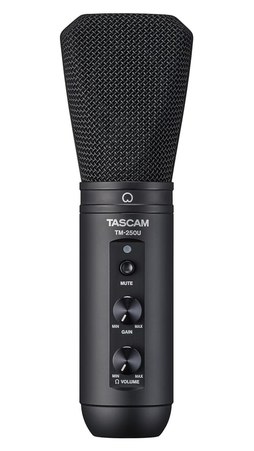 Tascam Usb Broadcast-mikrofon Med Hörlursutgång