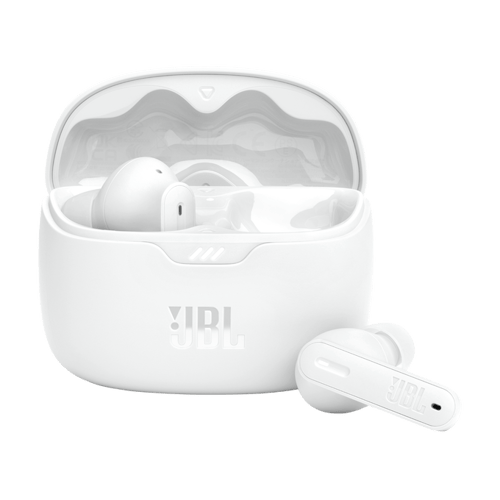 Jbl Tune Beam – White True Wireless-hörlurar Vit