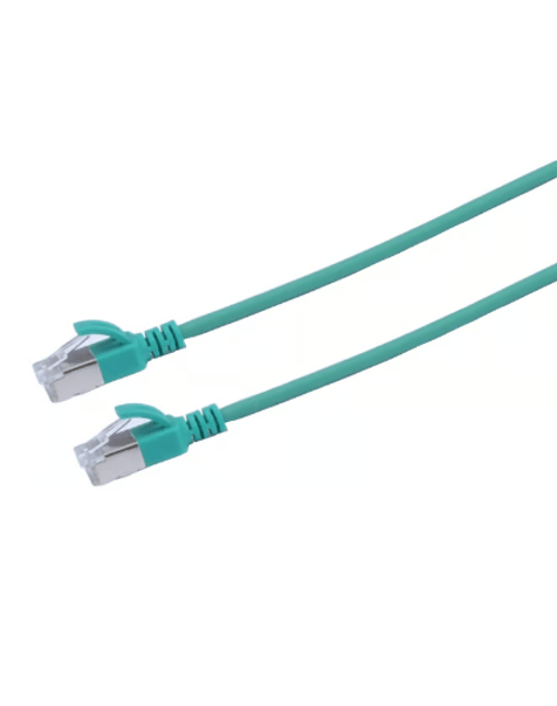 Nettverkskabel Lszh Rj-45 Cat6a 2.5m Lysegrønn