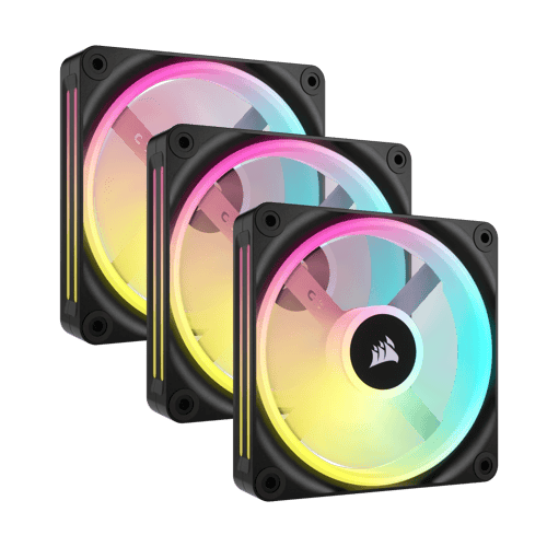 Corsair Icue Link Qx120 120mm Mag Dome Rgb Strt Kit Fläkt Svart