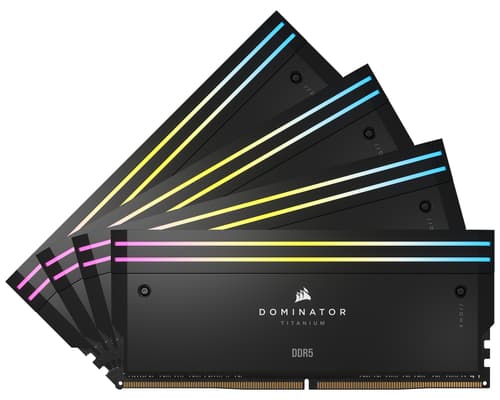 Corsair Dominator Titanium Rgb 64gb 6,400mhz Cl32 Ddr5 Sdram Dimm 288-pin