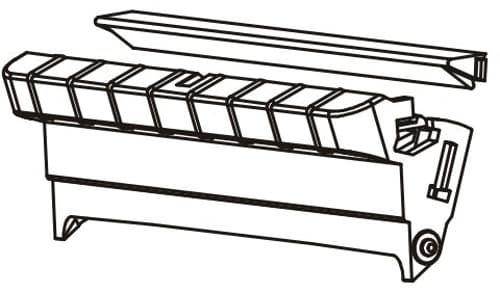 Zebra Front Bezel Dispenser – Gk/gx 420d