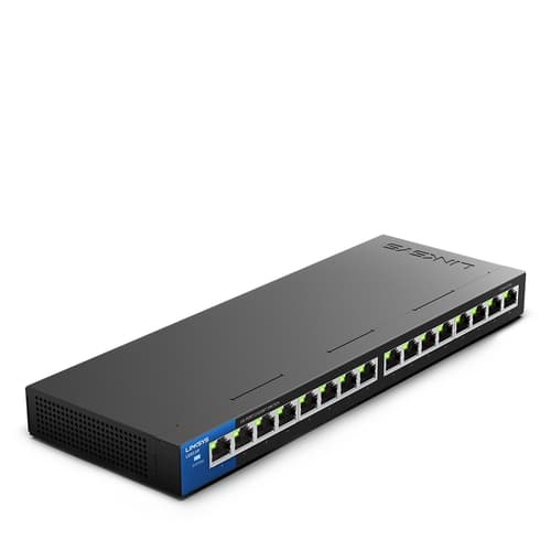 Linksys Lgs116 16-portars Företagsanpassad Gigabitswitch I Skrivbordsformat