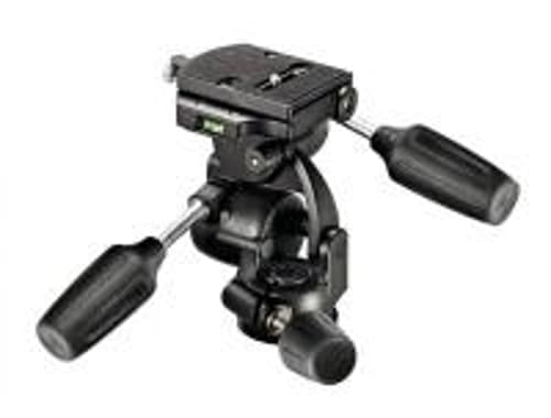 Manfrotto 3-way Head Stativhuvuden Svart Gjuten Aluminium