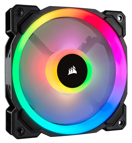 Corsair Ll120 Rgb Fan Svart Vit