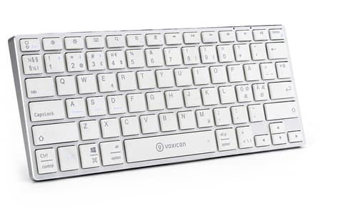 Voxicon Bt Keyboard 400 White Nordic