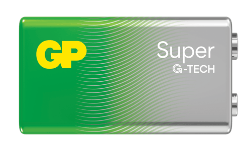 Gp Super Alkaline 9v-battery 1604a/6lf22 1-p