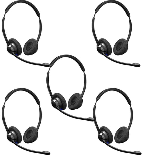 Voxicon Bt Bt310 Duo With Anc Mic 5-pack-Svart