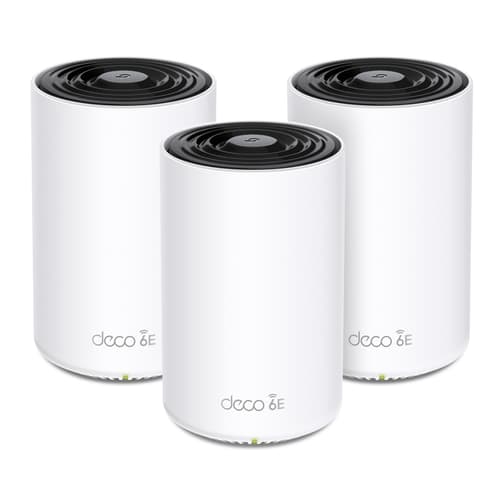 Tp-link Deco Xe75 Pro Wi-fi 6e Axe5400 Whole-home Mesh 3-pack