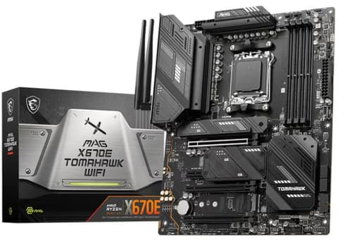Msi Mag X670e Tomahawk Wifi Socket Am5 Atx Moderkort