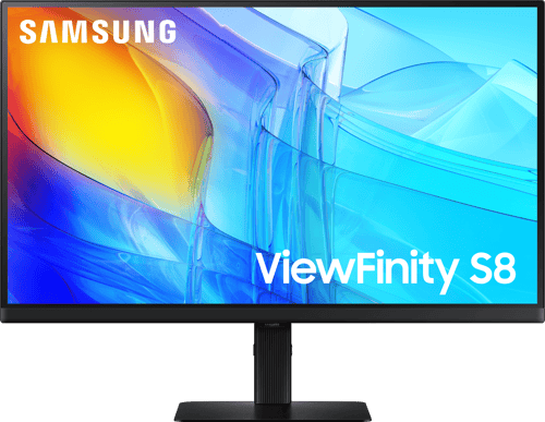 SAMSUNG ViewFinity S27D804E 27 tommer 16:9 3840x2160 IPS 5ms 350nits 60Hz HDR10 sRGB HAS/Swivel/Pivot/Tilt HDMI/DP USB3 Hub VESA