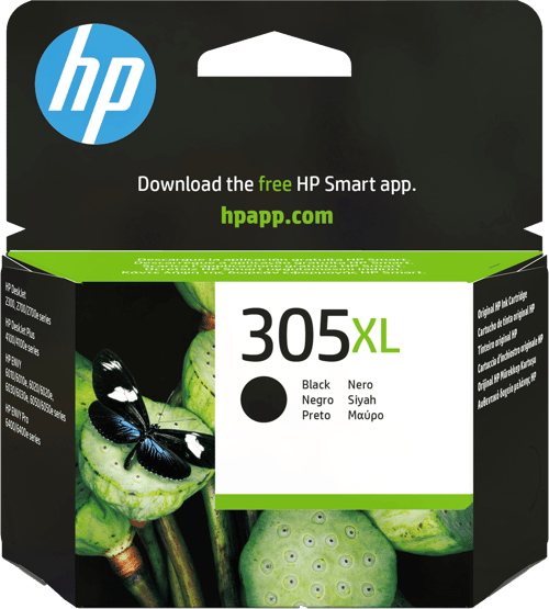 Hp Bläck Svart 305xl 4ml