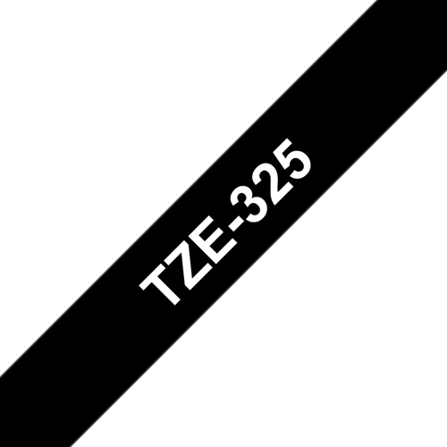 Brother Tape 9mm Tze-325 Vit/svart