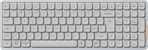 Lofree Flow100 Kailh Ghost Low-profile Kabel Trådlös Lofree Kailh Ghost Low-profile Nordic