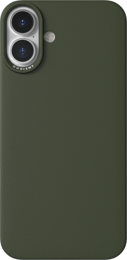 Nudient Thin Case Iphone 16 Plus Grön
