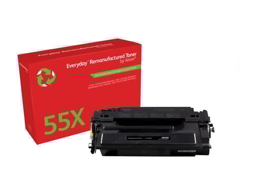 Everyday Toner Erstattet Hp Svart Ce255x (hp 55x) 12.5k Høy Kapasitet