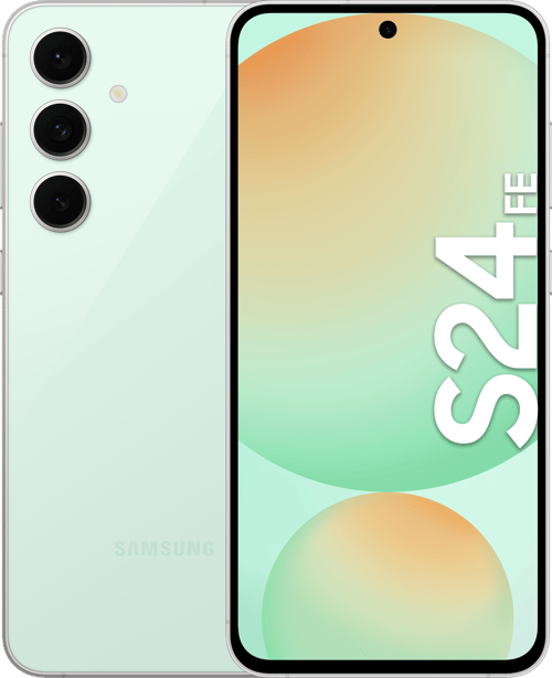 Samsung Galaxy S24 Fe Mintfärgad