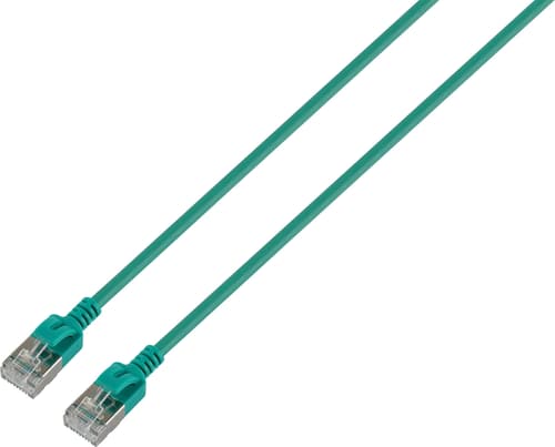 Prokord Slim Network Cable Patch Cord Lszh Rj-45 Cat6a 1m Grön