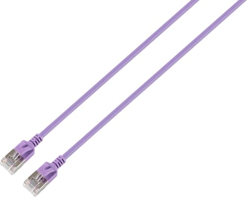 Prokord Slim Network Cable Patch Cord Lszh Rj-45 Cat6a 1m Lila
