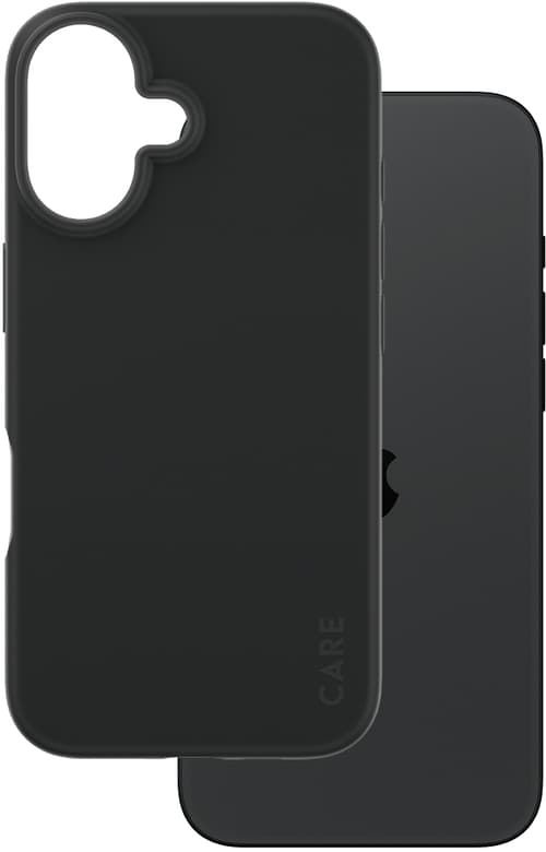 CARE by PanzerGlass iPhone 16 FASHION Fearlessly Fashionable Deksel - Black