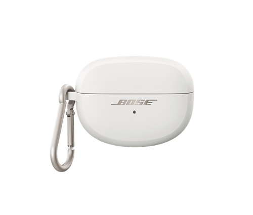 Bose Silikonfodral Till Bose Ultra Öppna Öronsnäckor – Rökvit Rökvit White Smoke Skyddsfodral