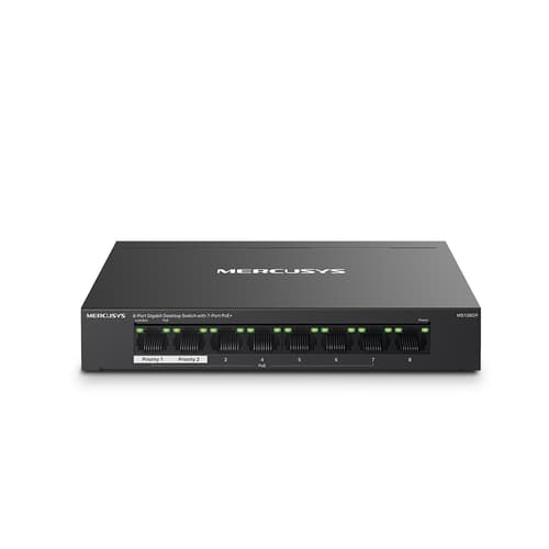 Mercusys Ms108gp Network Switch Unmanaged Gigabit Ethernet 10/100/1000)Power Over Ethernet