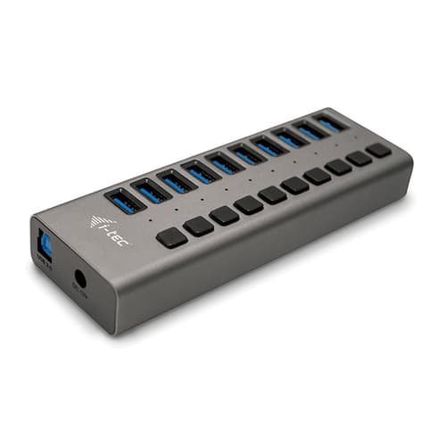 I-tec Usb 3.0 Charging Hub 10port 48w Grå 1m