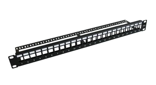 Microconnect Patchpanel Svart 1u