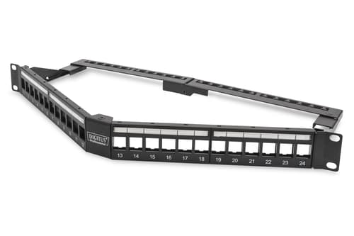 Digitus Patchpanel Svart 1u