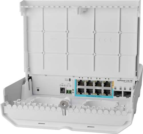 Mikrotik Netpower Lite 7r Gigabit Ethernet 10/100/1000)Strömförsörjning Via Ethernet poe)Stöd