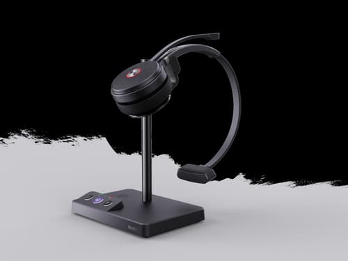 Yealink Wh62 Dect Wireless Headset Mono Teams fyndvara Klass 2)Micro-usb Ce Svart