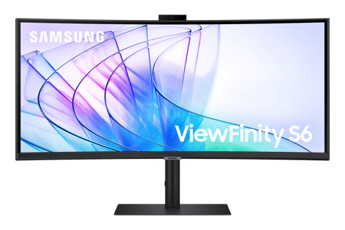 Samsung Viewfinity S6 S65vc Webbkamera Curved 34" 3440 X 1440pixels Va 21:9 100hz