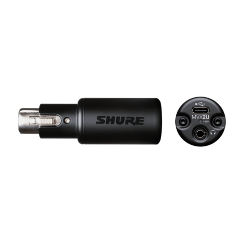 Shure Mvx2u Ljudgränssnitt För Inspelning