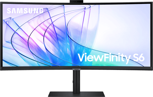 Samsung Viewfinity S6 S65vc Webbkamera Curved 34" 3440 X 1440pixels Va 21:9 100hz