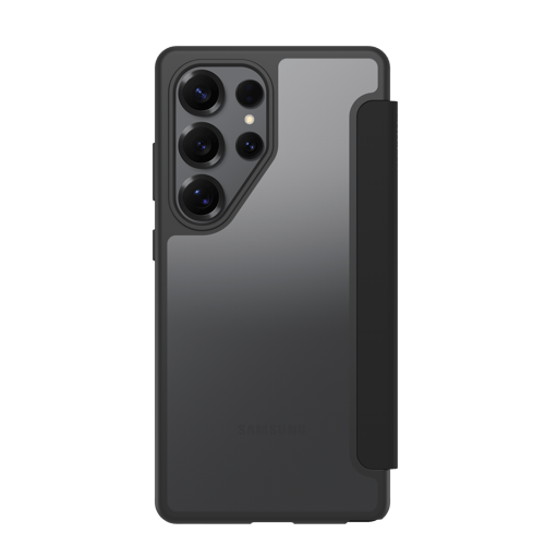 OtterBox Galaxy S25 Ultra React Folio (gjennomsiktig/sort)