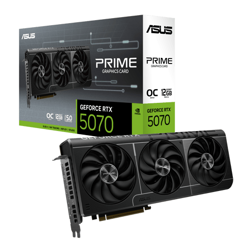 ASUS GeForce RTX 5070 Prime OC - 12GB GDDR7 RAM - Grafikkort