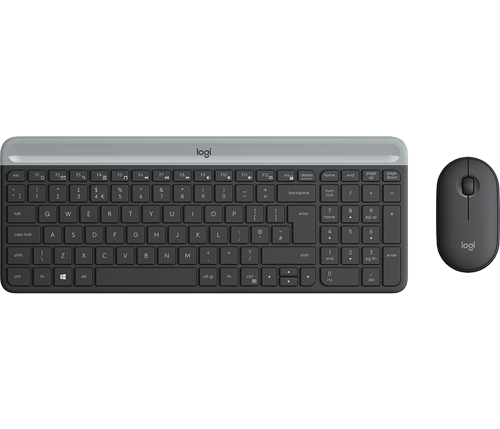 Logitech Slim Wireless Combo Mk470 Trådlös Nordic