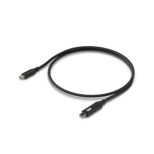 Ubiquiti Durable Braided 100w Display 1m Usb C Usb C Svart, Grå