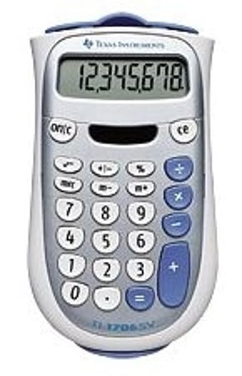 Texas Räknare Ti-1706sv Solar